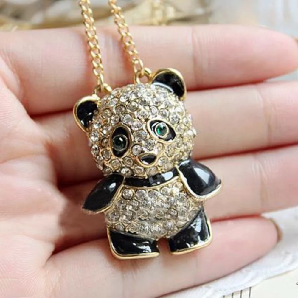 Panda CZ Gold Filled Necklace